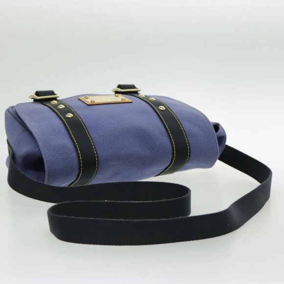 LOUIS VUITTON Antigua Buzzus PM Shoulder Bag Blue M40081 LV Auth bs19172 - Picture 8 of 16
